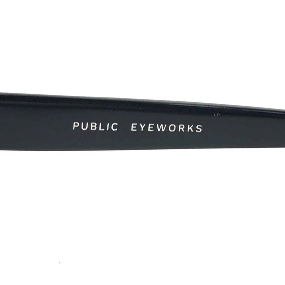 Public Eyeworks Eyeglasses Frames VENTURA-C01 Black Tortoise Rectangle 54-19-145